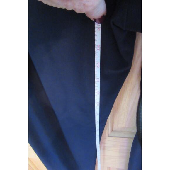 R & M Richards Pants Suit Navy Blue Short Sleeve Rusche'd Embellished Womens 12P - Picture 13 of 14